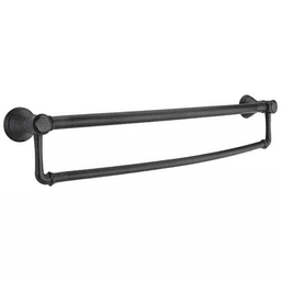 Decor Assist 24" Traditional Towel Bar with Assist Bar, Venetian Bronze