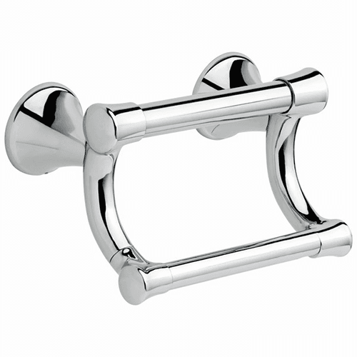 Decor Assist Transitional Tissue Holder With Assist Bar, Polish Chrome