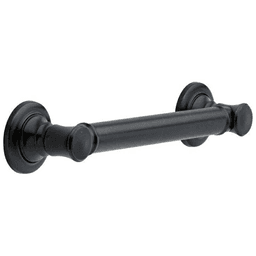 12" Traditional Decorative Grab Bar, Venetian Bronze