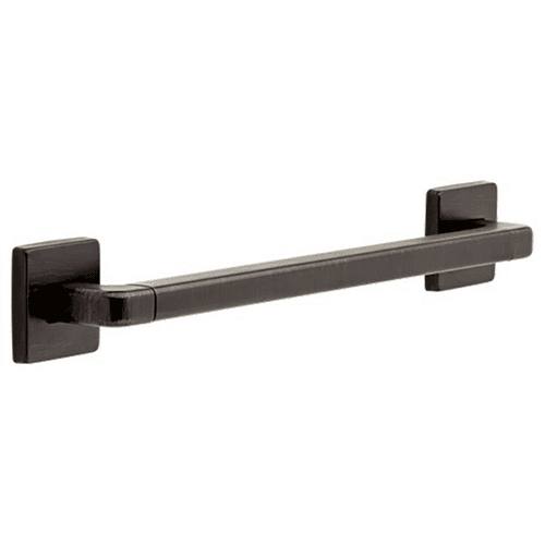 18" Angular Modern Decorative Grab Bar, Venetian Bronze