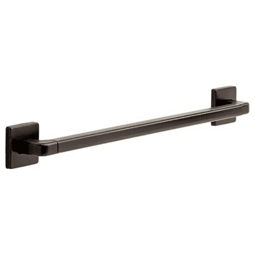 24" Angular Modern Decorative Grab Bar, Venetian Bronze