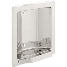 Century Soap Dish, Bright Stainless Steel