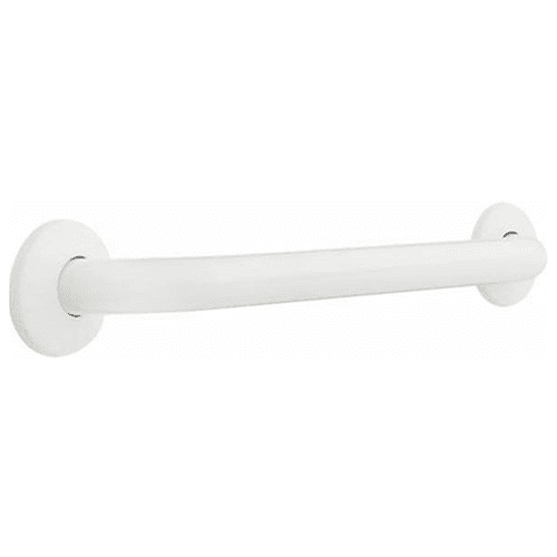 Centurion 24" x 1-1/4" Concealed Screw Grab Bar, White