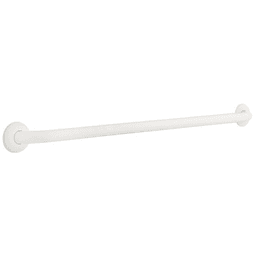 Centurion 36" x 1-1/4" Concealed Screw Grab Bar, White