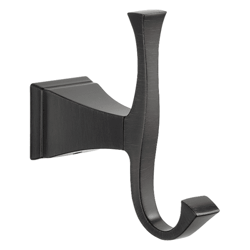 Victorian Double Robe Hook, Venetian Bronze
