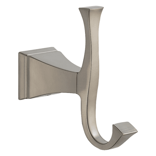 Victorian Double Robe Hook, Stainless Steel