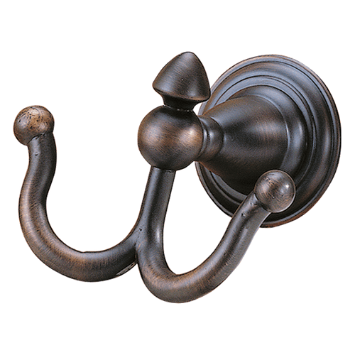 Dryden Double Robe Hook, Venetian Bronze