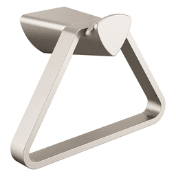 Zura Triangular Towel Ring, Stainless Steel