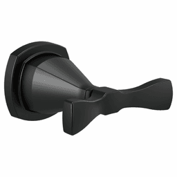Stryke Double Robe Hook, Matte Black