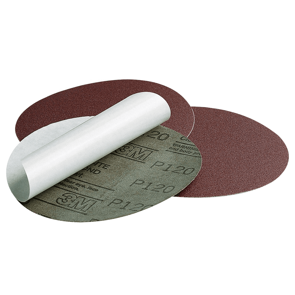 5" Stikit™ 120 Grit No Holes 202DZ Sanding Disc, Aluminum Oxide on Cloth (50/Box)