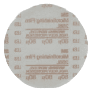 5" No Holes Microfinishing Film Disc, Aluminum Oxide on Polyester Film