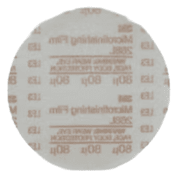 5" No Holes Microfinishing Film Disc, Aluminum Oxide on Polyester Film