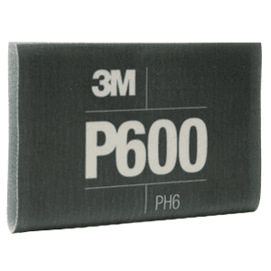 6.8" x 5.5" 2000 Grit Aluminum Oxide Hookit™ Flexible Abrasive Sheet (25/Box)