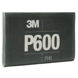 6.8" x 5.5" 2000 Grit Aluminum Oxide Hookit™ Flexible Abrasive Sheet (25/Box)