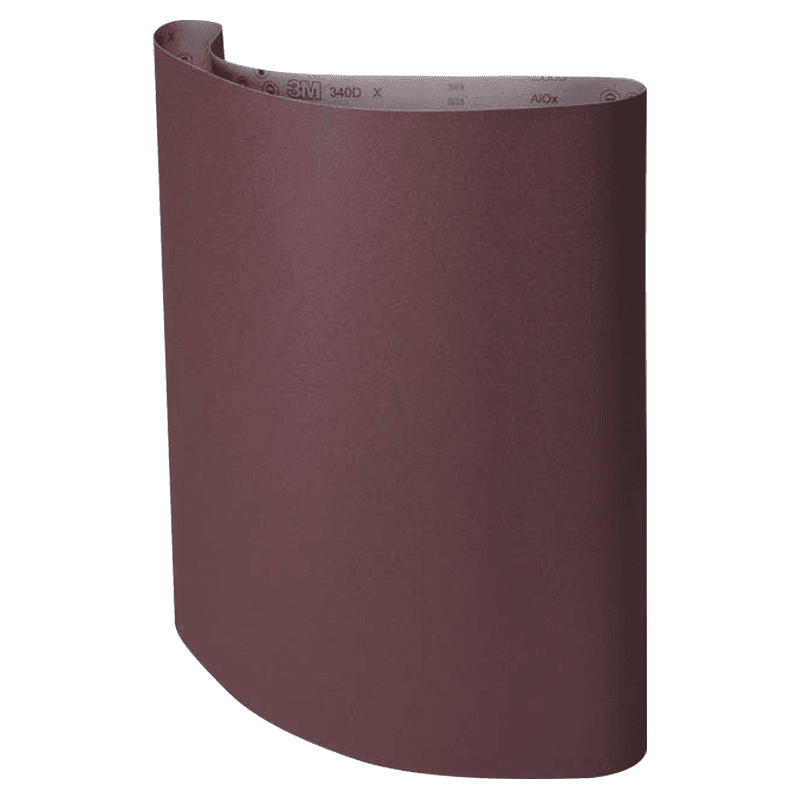 43" x 75" 180 Grit 340D Wide Sanding Belt, Aluminum Oxide on X-Weight Cloth