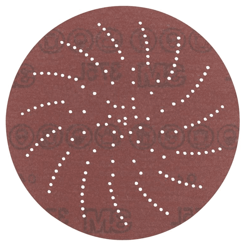 5" Hookit™ 100 Grit Multi Holes 375L Sanding Disc, Aluminum Oxide (500/Case)