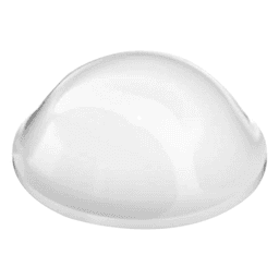3/8"" Polyurethane Bumpon Quiet Protective Bumpers, Clear, Hemispherical, 96 per Sheet
