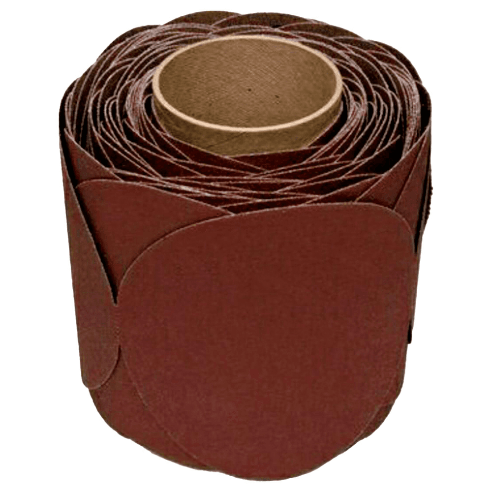5" Stikit 80 Grit Abrasive Disc Roll, Aluminum Oxide On Film