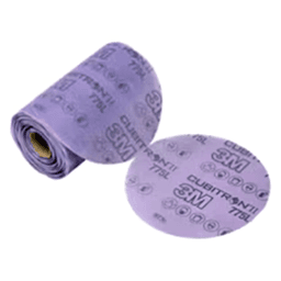 6" Cubitron II Stikit 120+ Grit No Holes 775L Film Disc Roll, Ceramic on Film