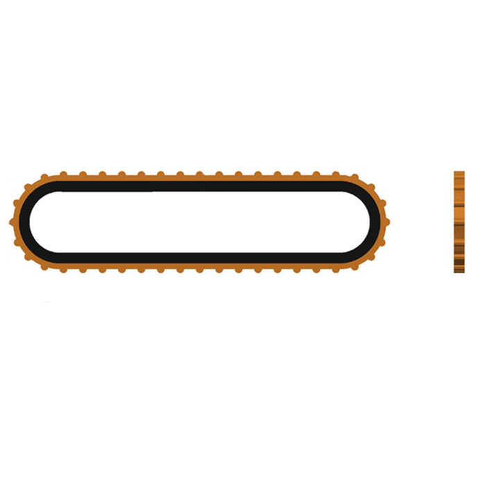 Belt Rubber for Maggi Power Feeders models 2034CI AND 2038CI