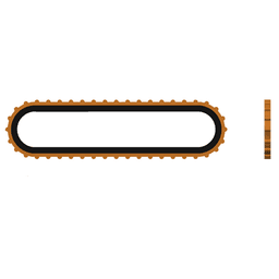 Belt Rubber for Maggi Power Feeders models 2034CI AND 2038CI
