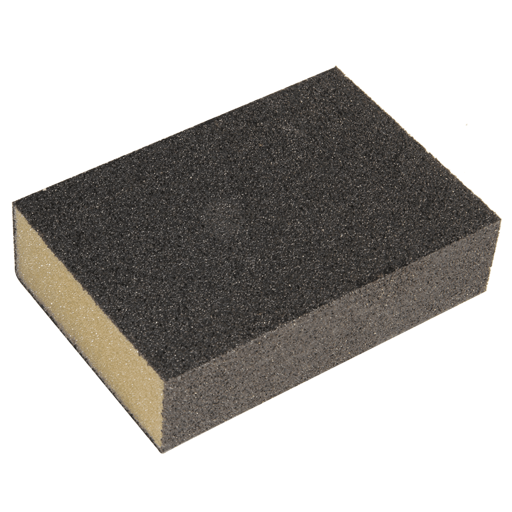 Fine Grit Sanding Sponge, 3-3/4" x 2-5/8" x 1