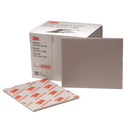 Medium Grit Sanding Sponge, 5-1/2" x 4-1/2" x 3/16