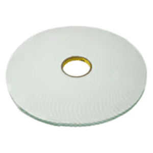 2" Off-white Double Coated Urethane Foam Tape, 36 Yard Roll