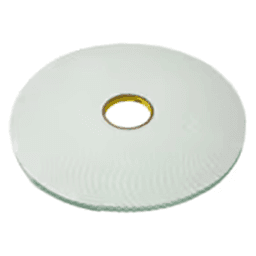 2" Off-white Double Coated Urethane Foam Tape, 36 Yard Roll