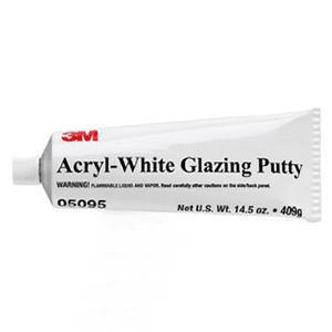 Dynatron Glaze Putty, 14.5 oz, Acryl White