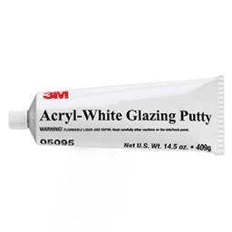 Dynatron Glaze Putty, 14.5 oz, Acryl White