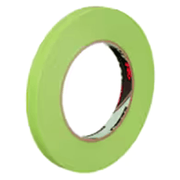 0.47" Green Paper Masking Tape, 48 Roll/Case