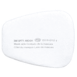 5P71 Prefilter for 5000 Series Respirator, Box of 10