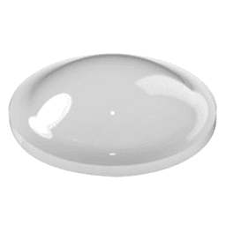 0.312" Polyurethane Bumpon Quiet Protective Bumpers, Clear, Hemispherical, 144 per Sheet