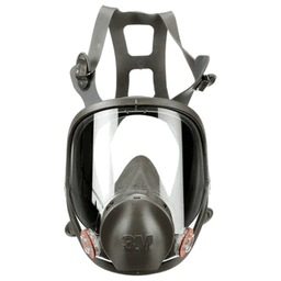 6900 Large Full Facepiece Respirator with Exhale Valve, Case of 4