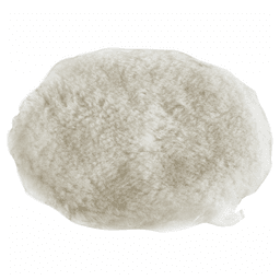6" Round Hook/Loop Wool Polishing Pad