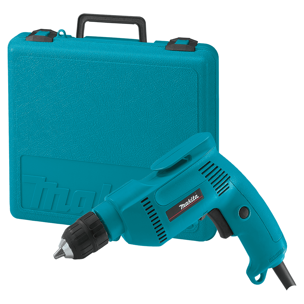 3/8" Drill with Keyless Chuck/Tool Case