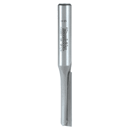 1/4" x 2" Straight Router Bit, 1-Flute, 1/4" Shank