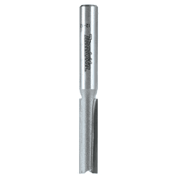 1/4" x 2" Straight Router Bit, 2-Flute, 1/4" Shank
