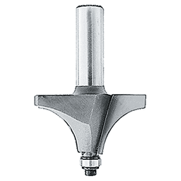 7/8" x 2" Bead Router Bit, 2-Flute, 1/4" Shank