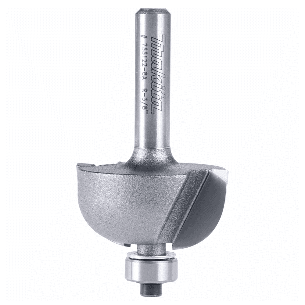 2" X 3/8" Radius Cove Router Bit, 2-Flute, 1/4" Shank