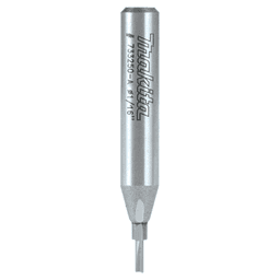 1/16" x 1-5/8" Straight Router Bit, 2-Flute, 1/4" Shank