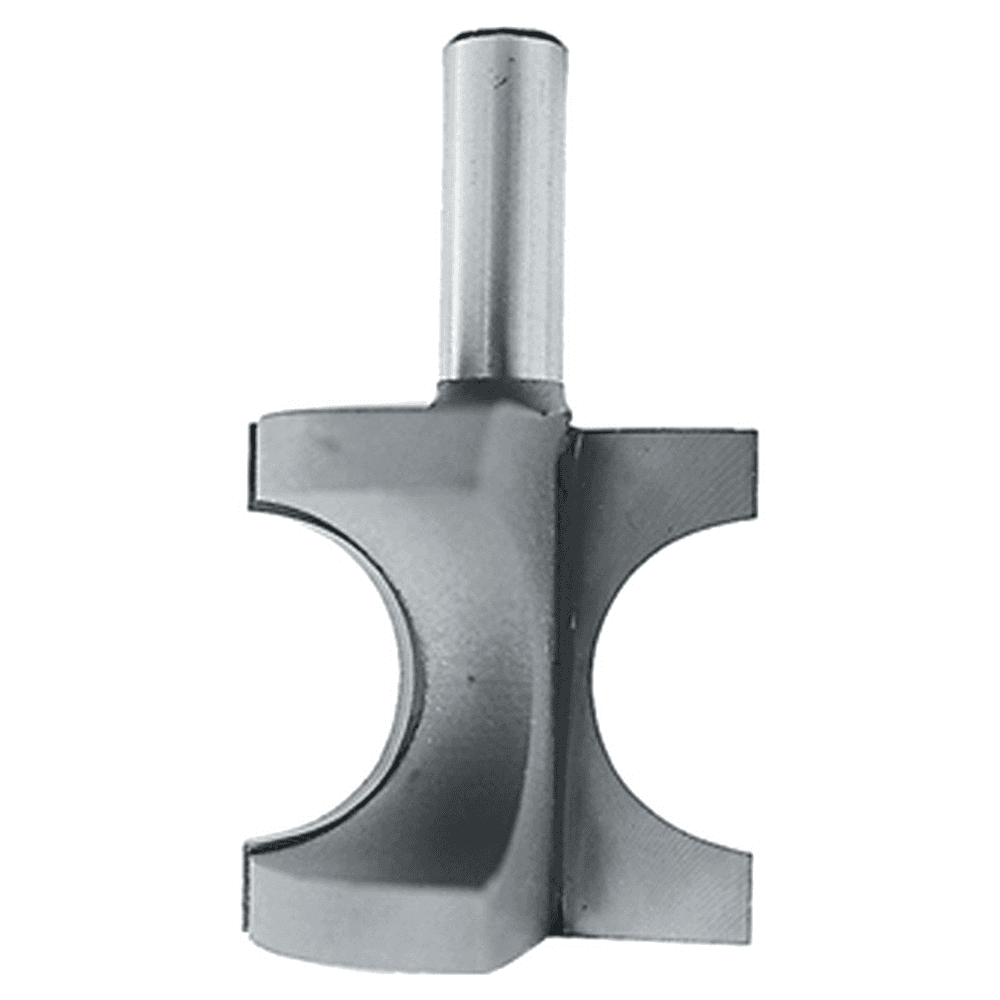 1-1/4" x 3/8" Radius Bull Nose Router Bit, 2-Flute, 1/2" Shank