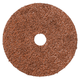 4" 24 Grit No Holes Abrasive Disc, Resin Fiber (5/Pack)