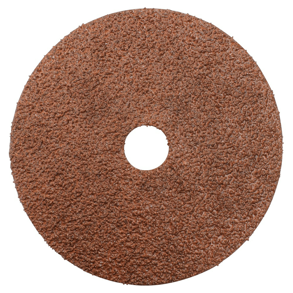 4" 36 Grit No Holes Abrasive Disc, Resin Fiber (5/Pack)