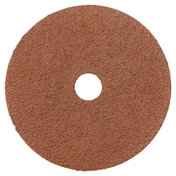4" 50 Grit No Holes Abrasive Disc, Resin Fiber (5/Pack)
