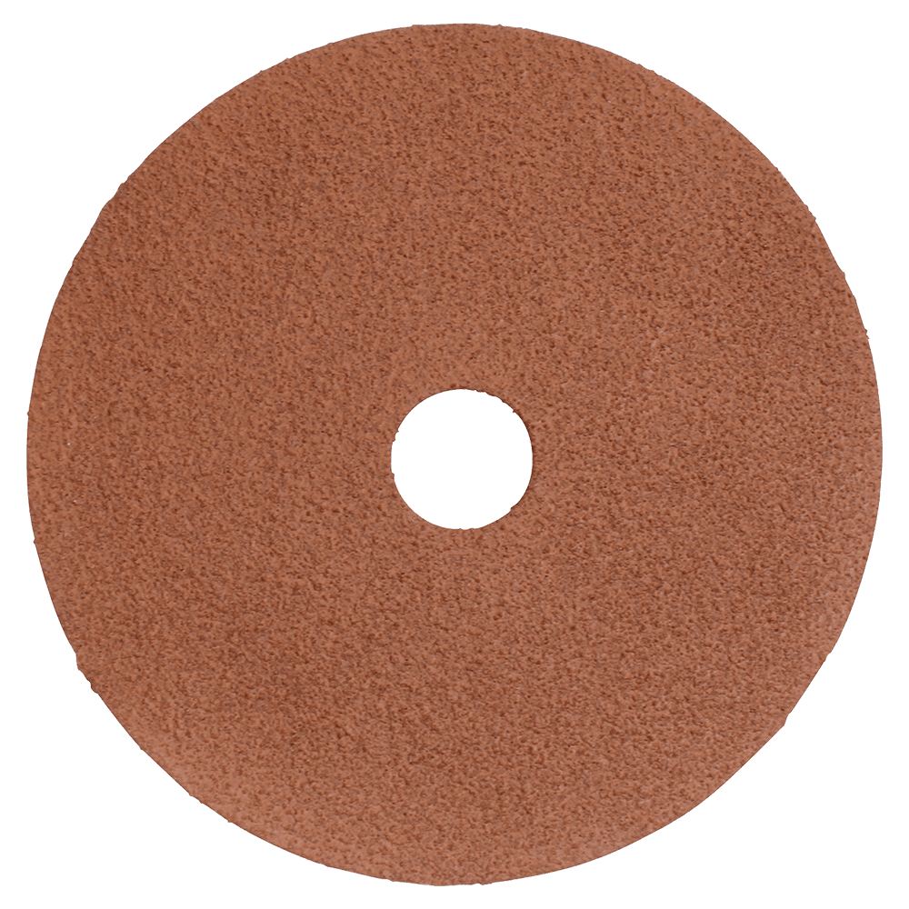 4" 80 Grit No Holes Abrasive Disc, Resin Fiber (3/Pack)