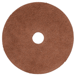 4" 80 Grit No Holes Abrasive Disc, Resin Fiber (25/Pack)