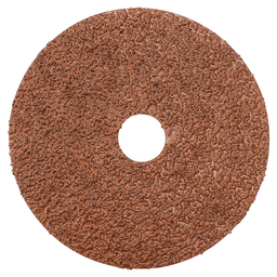 5" 24 Grit No Holes Abrasive Disc, Resin Fiber (5/Pack)