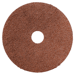 5" 36 Grit No Holes Abrasive Disc, Resin Fiber (25/Pack)